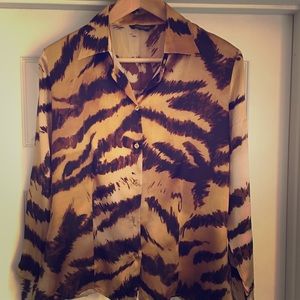 Roberto Cavalli Tiger Blouse